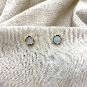 Cute Small post Pearl stud earring