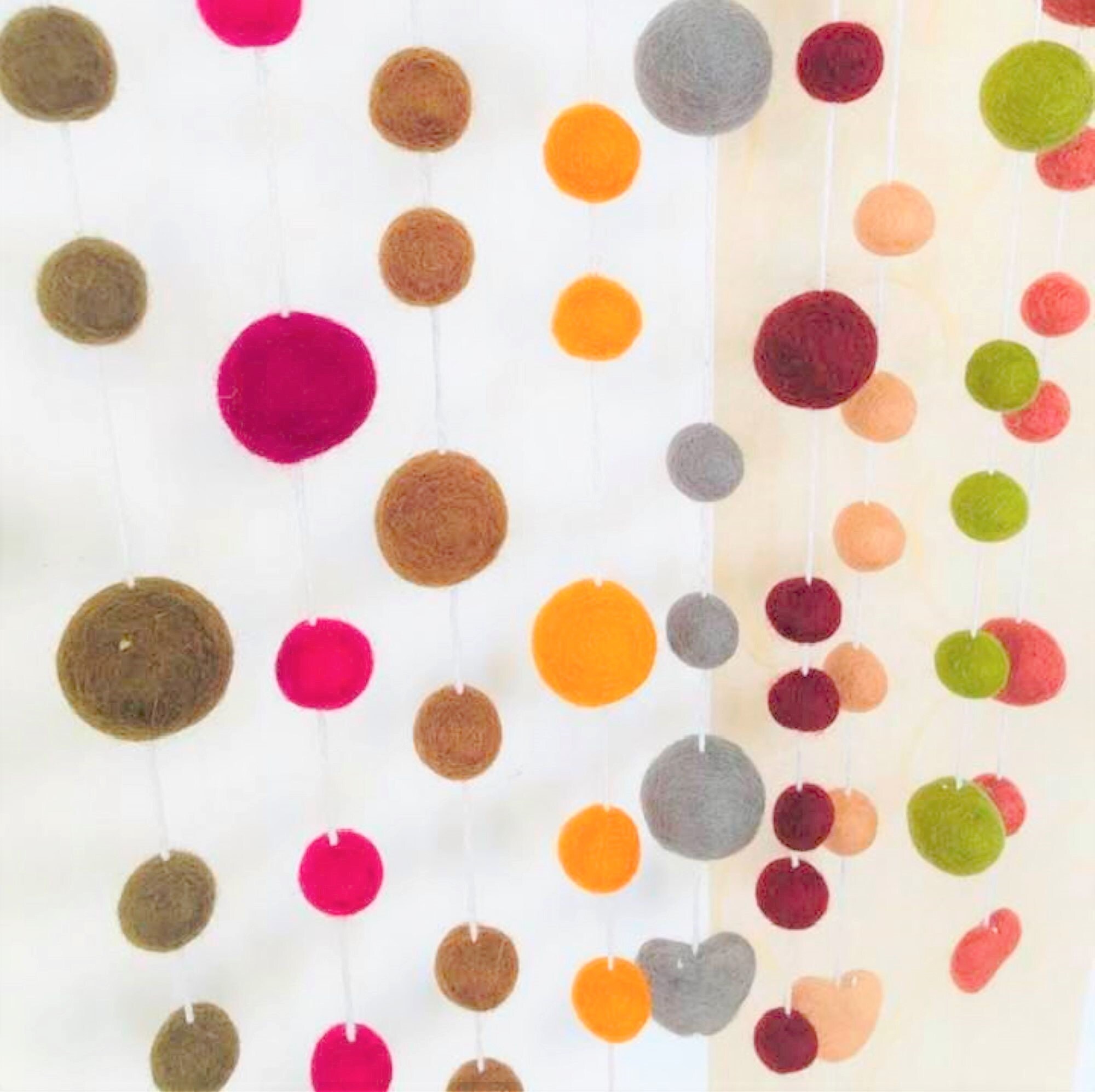 Decoración de la pared de madera y fieltro para la habitación | Etsy