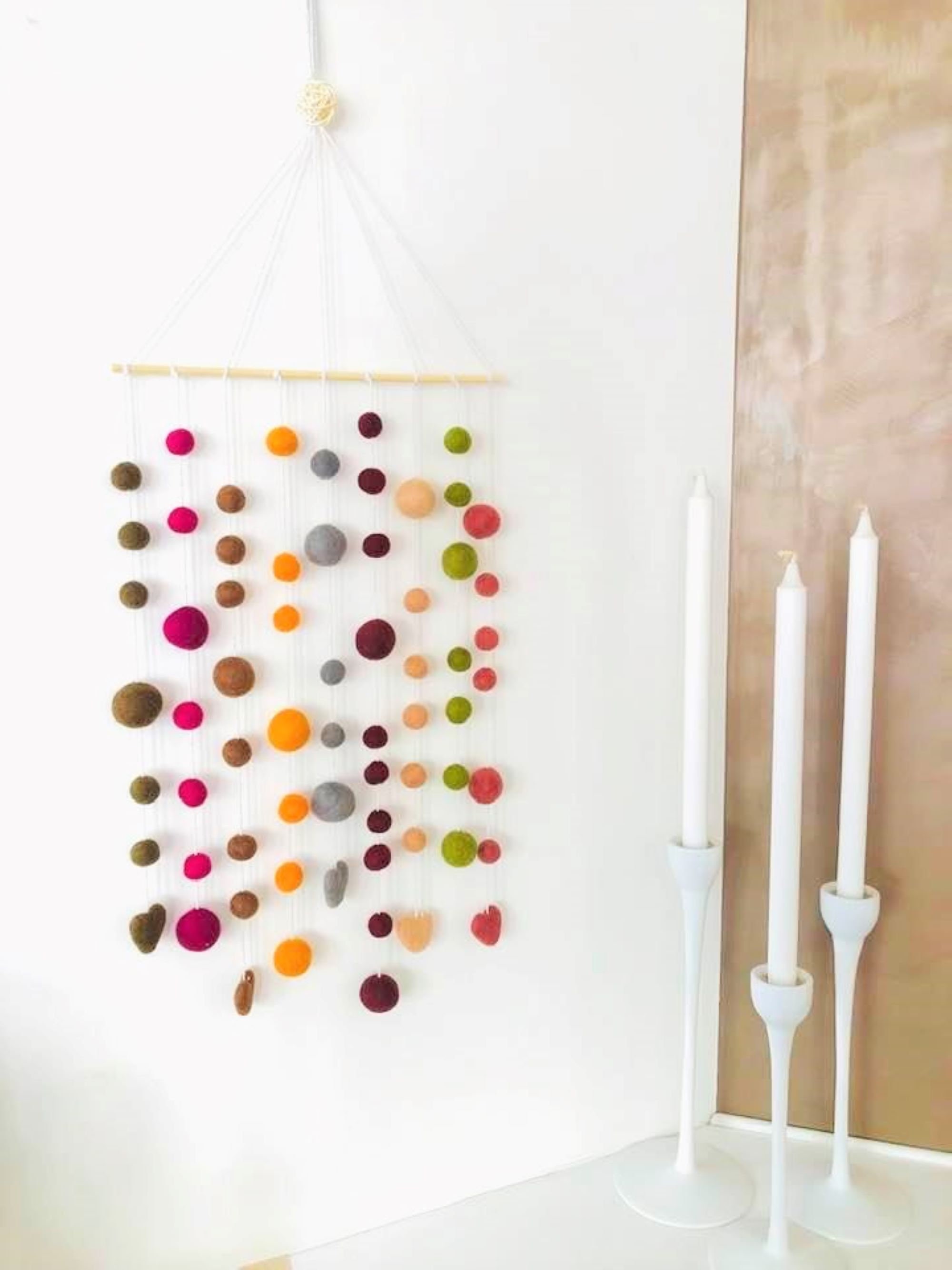 Decoración de la pared de madera y fieltro para la habitación | Etsy