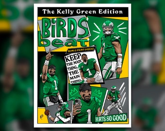 Birds Beat: 90's Inspired Magazine Cover 11x14 Print