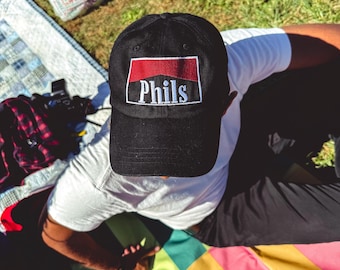 Vintage 90s Philadelphia Phillies Hat 1950 Logo MLB Baseball Cap