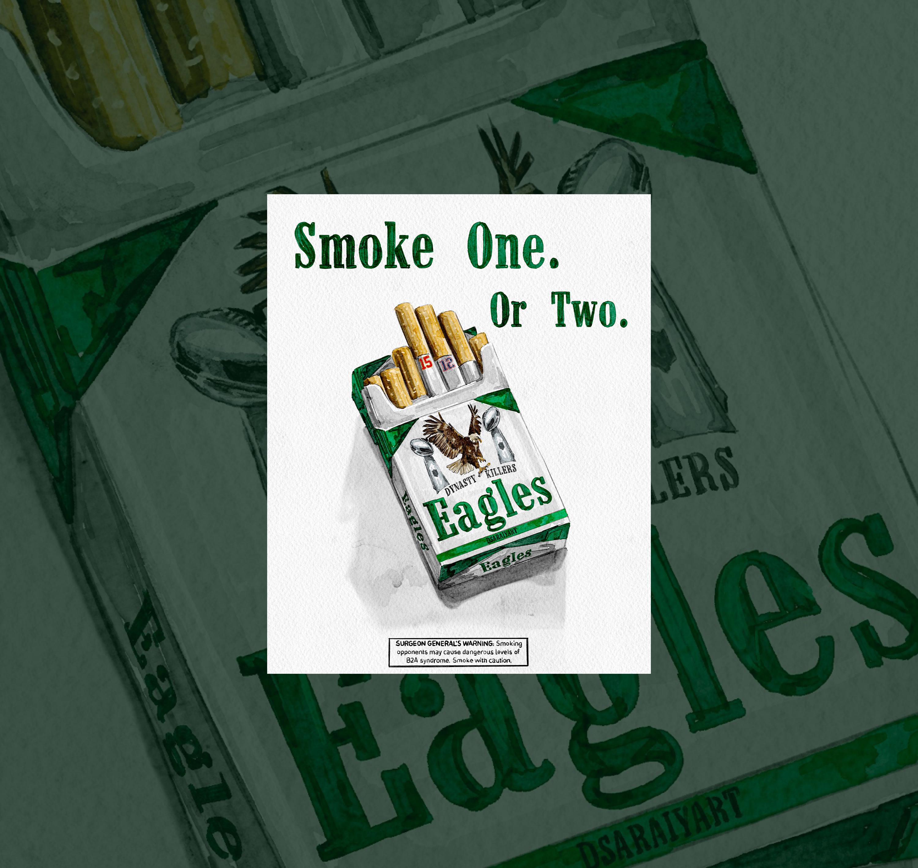 Smoking Kills-print - Etsy