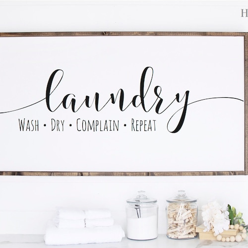 Laundry Room Print Laundry Room Wall Art Printable Laundry Etsy