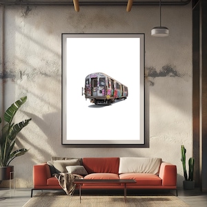Graffiti Subway - Digital Poster File