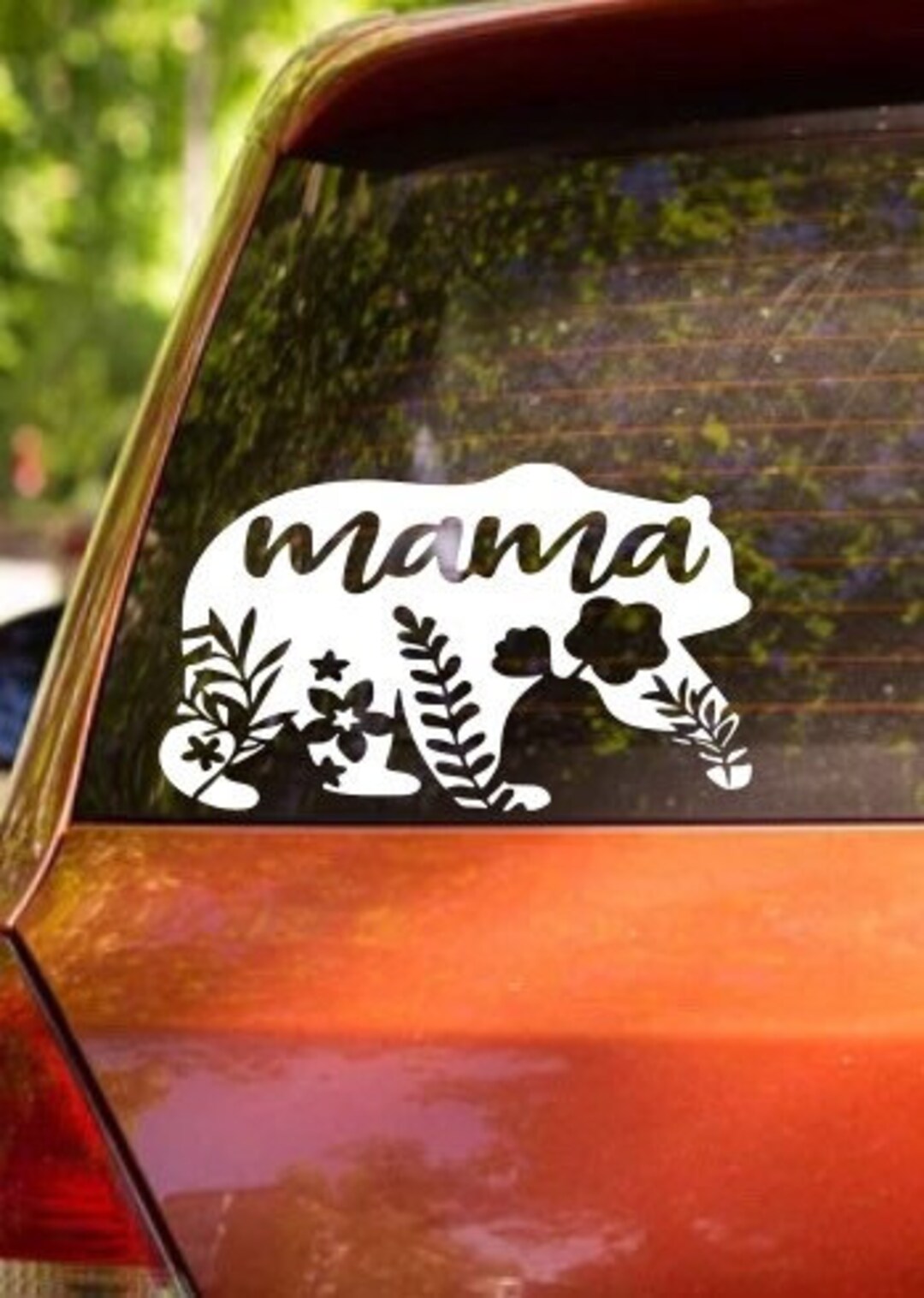 Moma Bear Decal, Moma Bear Car Decal, Car Sticker, Truck Decal, Vinyl ...