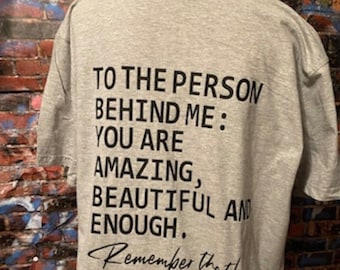 You Are Enough T-Shirt: Positive Vibes, Kindness Shirt