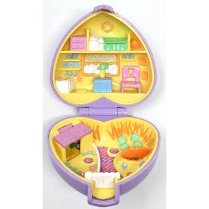 Polly Pocket Bluebird Vintage 1993 Pretty Bunnies Pet Parade Small Compact