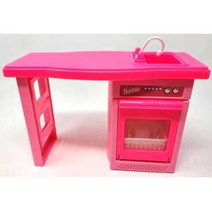 Barbie So Much To Do Kitchen Dishwasher, Sink and Counter 1994