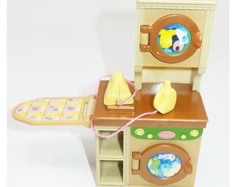 Fisher Price Loving Family Washing Machine, Dryer Ironing Board