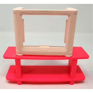 Barbie Vintage 1994 Barbie So Much To Do! Living Room TV and TV Stand