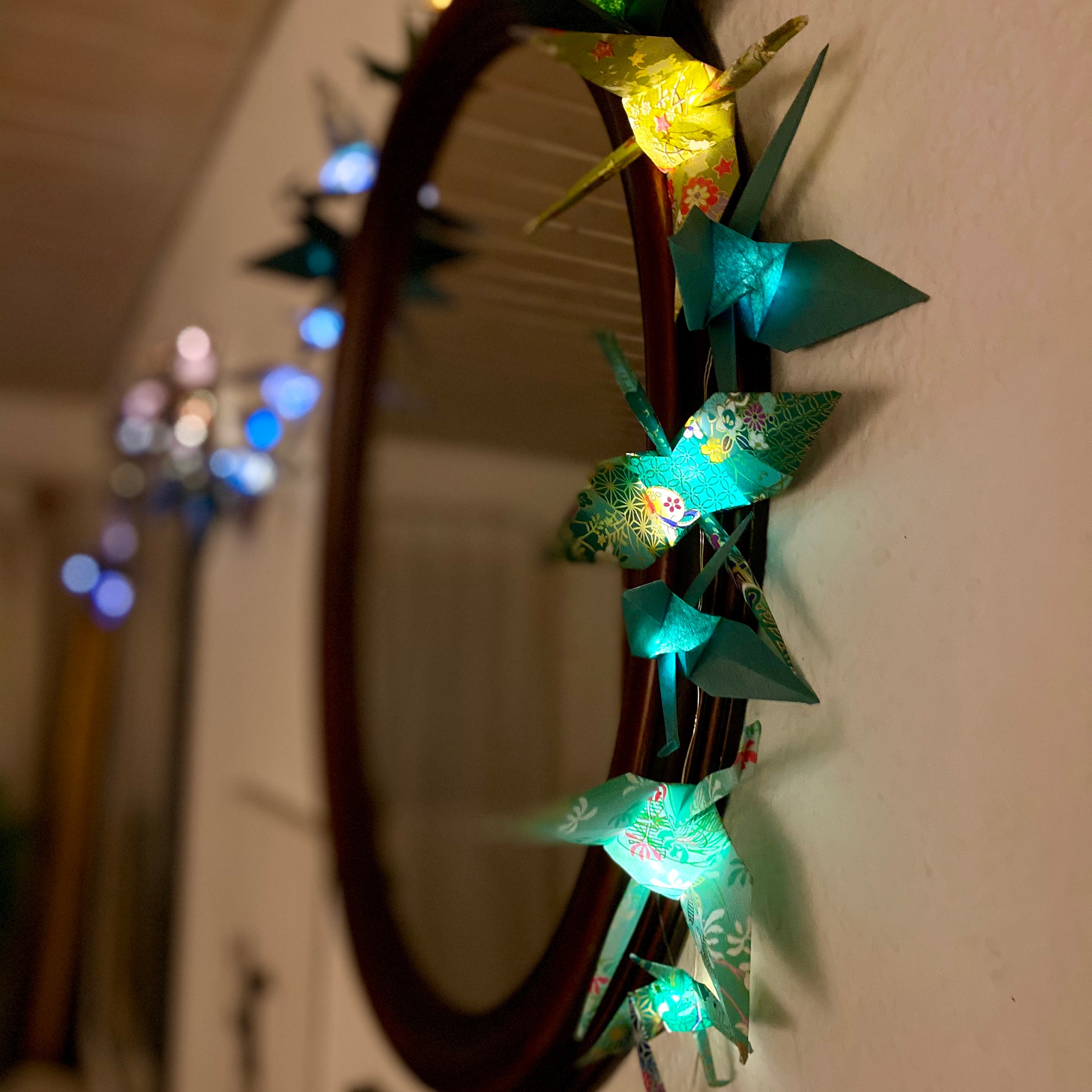 Origami on sale crane lamp