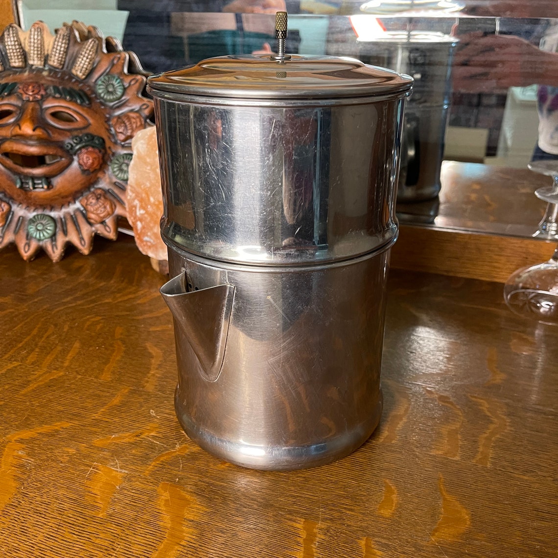 NonElectric Pour Over Drip Coffee Pot / Vintage Camping Etsy