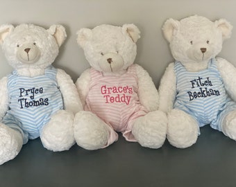 monogrammed teddy bears
