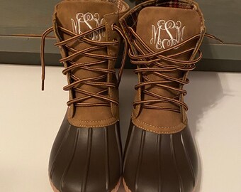 custom duck boots