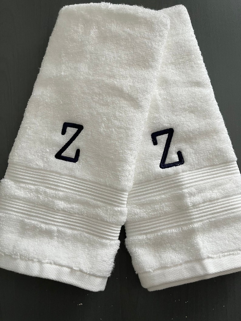 Monogrammed Hand Towels Monogrammed Fingertip Towels Etsy