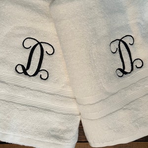 Monogrammed Bath Towels,  Personalized Towels,  Monogrammed Towels, Bath Towel Set, Towel Set