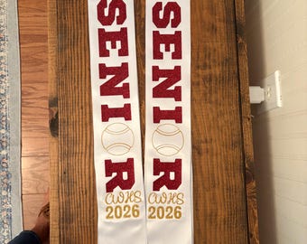 Bandas deportivas para estudiantes de último año - Bandas de equipo - Banda personalizada para estudiantes de último año - Banda deportiva personalizada para estudiantes de último año - Banda de porristas