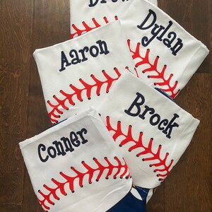 Monogrammed Baseball Towels -  Personalized Baseball Towels -  Custom Travel Ball Towels - Baseball Gifts