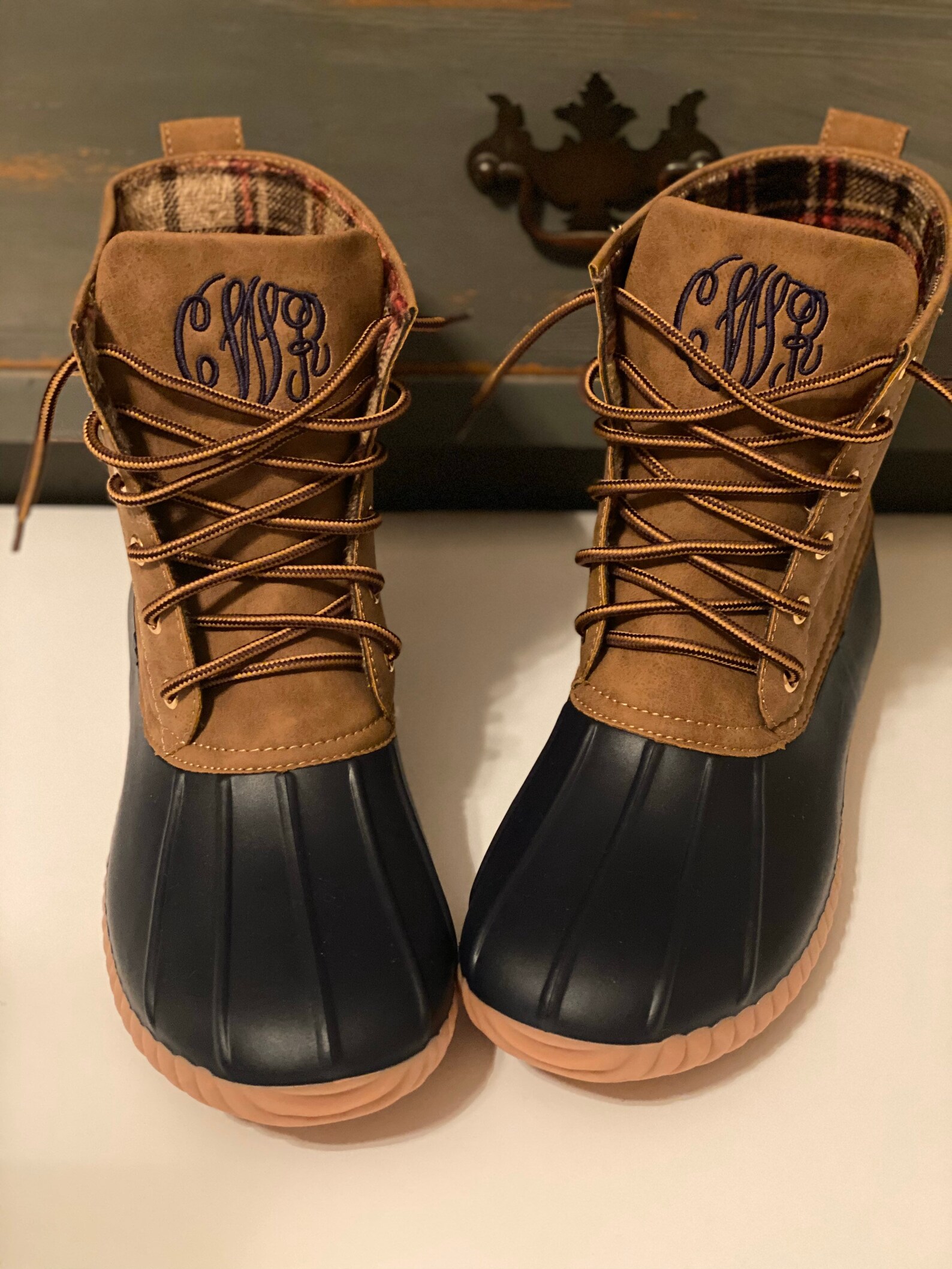 Girls Personalized Duck Boots/ Monogrammed Short Duck Boots/ Etsy