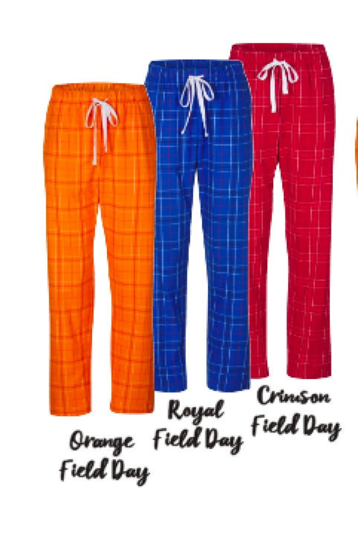 Plaid Pajama Pants / Monogram Pajama Pants / Plaid Pajama / Etsy