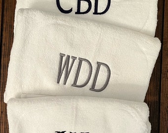 Toalla de piso con monograma - Tapete de piso personalizado - Tapete de piso con monograma