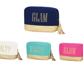 Neceser con monograma - Neceser de viaje personalizado - Neceser de maquillaje personalizado