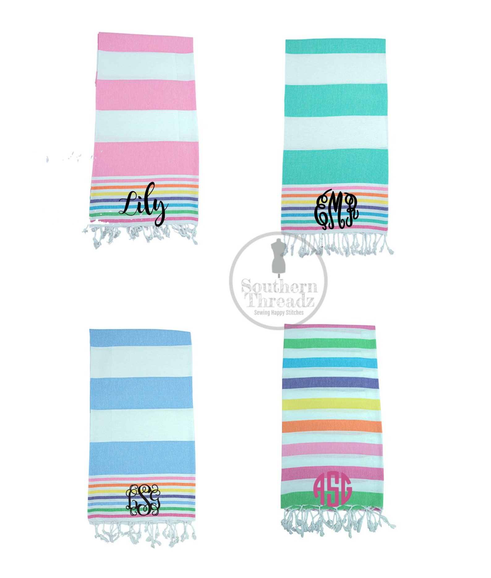 Turkish Towels Personalized Turkish Beach Towels Etsy