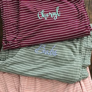 Personalized Pajama Pants - Monogrammed Pajama Pants - Monogrammed Lounge Pants