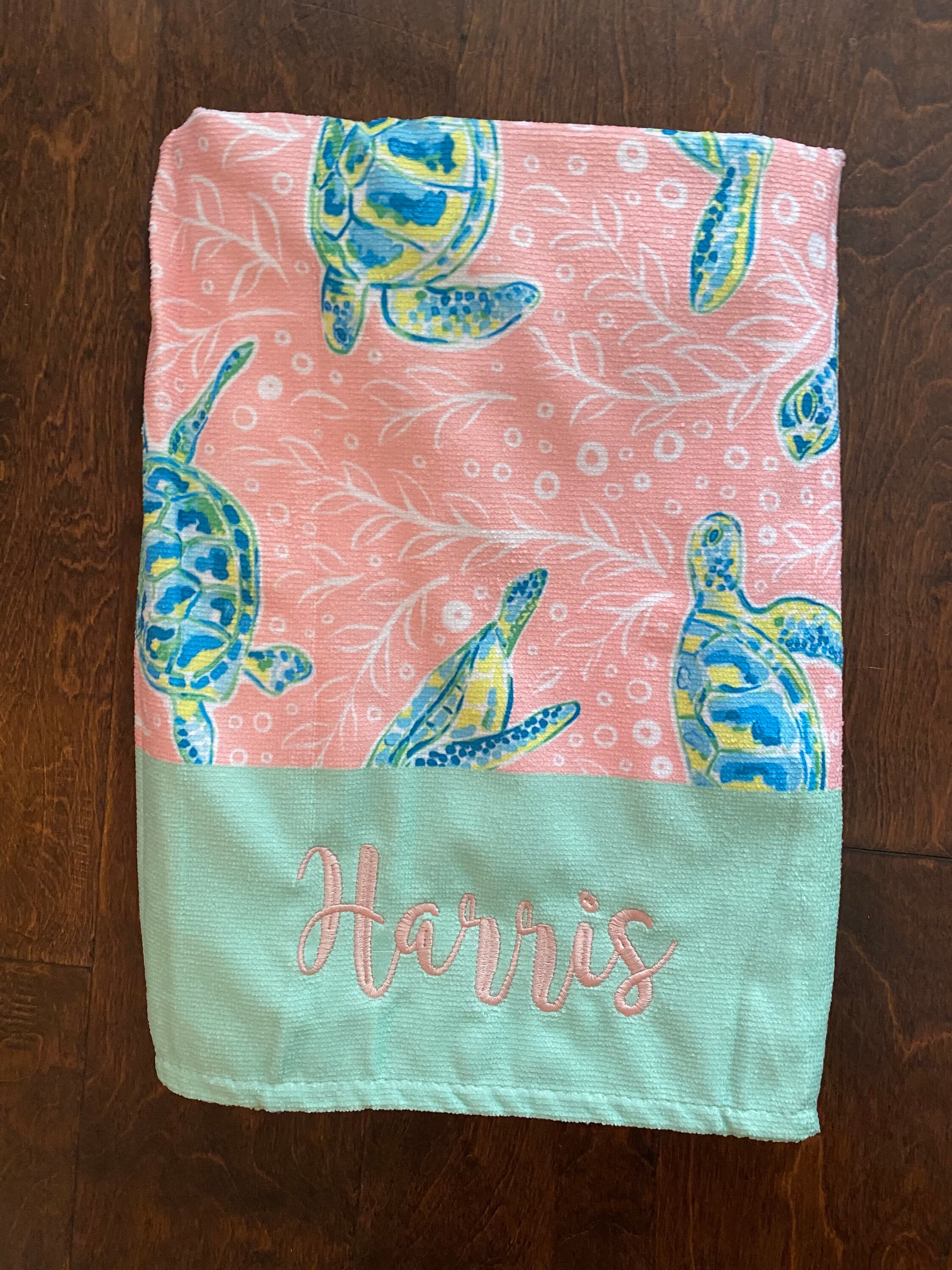 Monogrammed Beach Towels Personalized Summer Towels Etsy