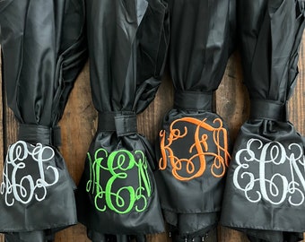 Paraguas compacto con monograma: ropa de lluvia personalizada