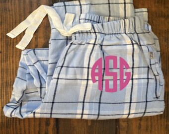 Monogram Pajama Pants - Custom Pajama Pants - Personalized Pajama Pant - Family Pajama Pants - Team Pajama Pant