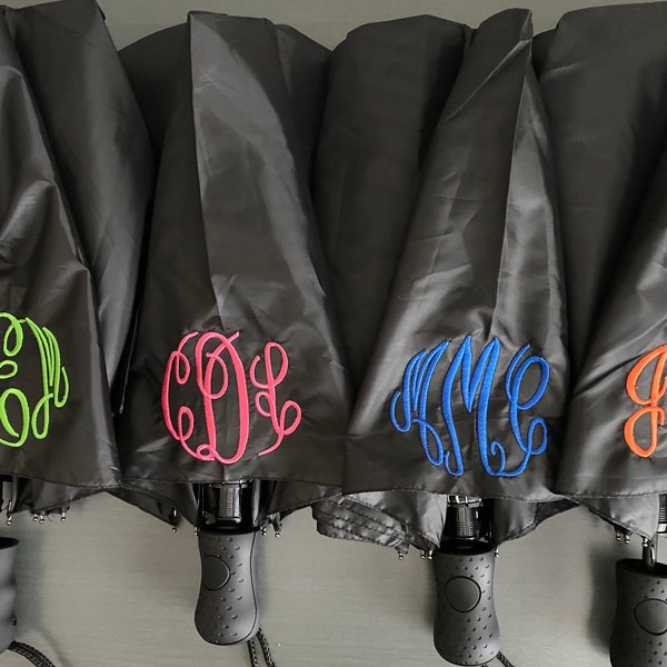 Monogrammed Umbrella- Personalized Umbrella- Custom Umbrella - Monogrammed Rain Gear