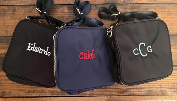 Monogrammed lunch bags for adults sale
