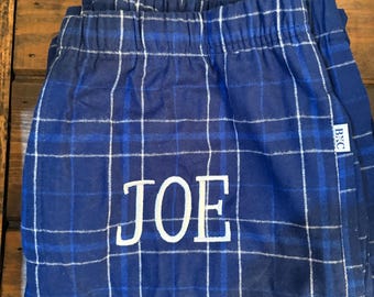 Monogrammed Pajama Pants - Custom Pajama Pants - Personalized Pajama Pant - Family Pajama Pants - Team Pajama Pant