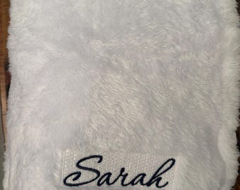 Manta con monograma - Manta personalizada - Manta personalizada