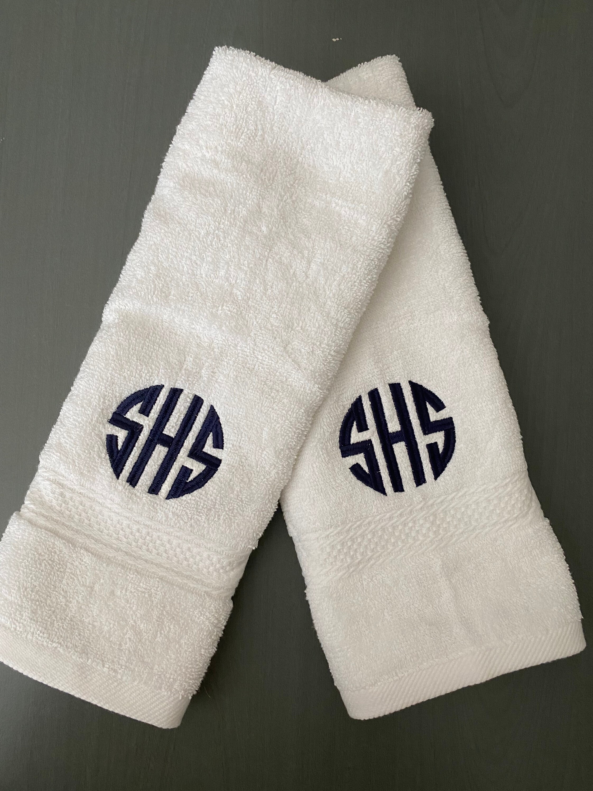 Hand Towels/ Fingertip Towels/ Monogrammed Hand Towel Set/ Etsy