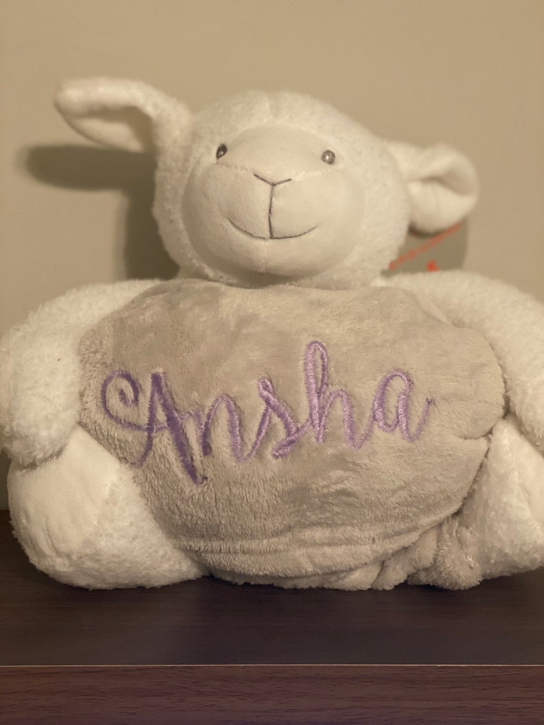 Personalized Plush Toy and Blanket Set Monogrammed Blanket Etsy