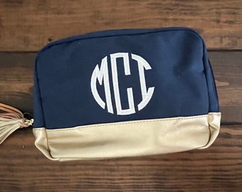 Neceser con monograma - Neceser de viaje personalizado - Neceser de maquillaje personalizado