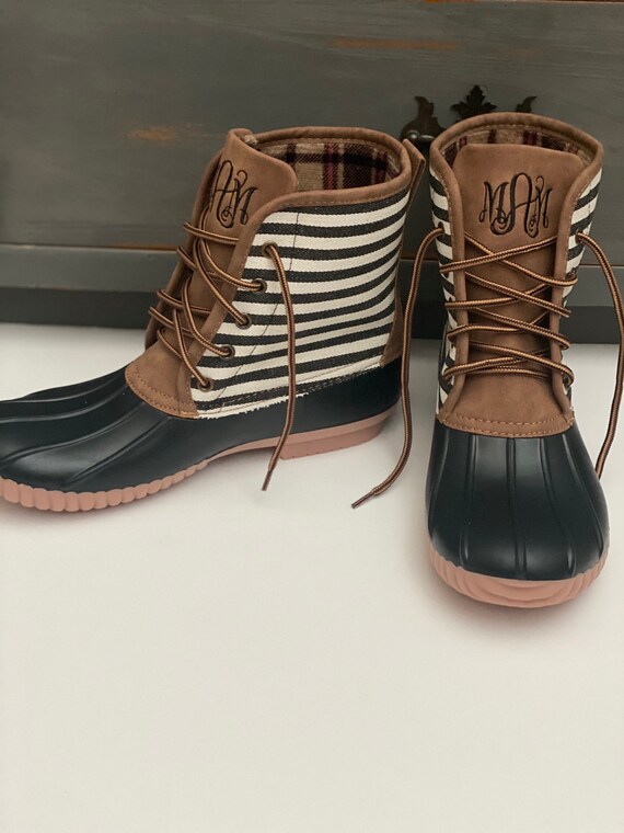 personalized duck boots