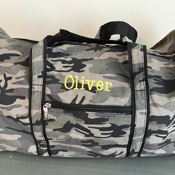 Camo Duffel Bag Etsy