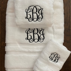 PERSONALISED EMBROIDERED TOWEL BATH HAND FACE CLOTH IDEAL GIFT SWIMMING 