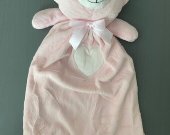 Monogrammed Baby Lovey Blanket: Personalized Comfort Blanket