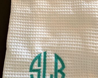 Monogrammed Spa Wrap, Personalized Spa Wrap - Custom Wrap - Personalized Gift