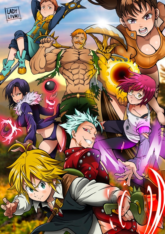 The Seven Deadly Sins Poster Anime Wallpaper HD
