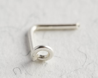 Sterling Silver Nose Stud, Tiny Nose Stud, Minimalist Jewellery, Gift for Her, Delicate Silver Piercing, Woman Nose Ring, Small Nose Studs