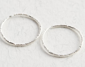 Silver Hoop Earrings, Sterling Silver Hoops, Minimalist Hoops, Silver Hoops, Silver Earrings, Hoop Earrings, Earrings Hoops, Gift For Her