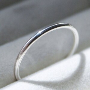 Silver Minimalist Ring, Dainty Sterling Silver, Stackable Thumb Ring, Minimalist Jewellery, Gift for Her, Rings Set Silver, Stacking Rings