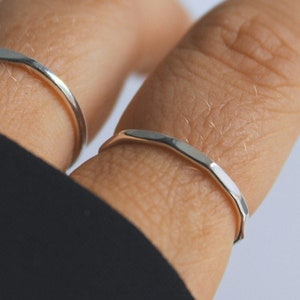 MINIMALIST SILVER RING, Silver Stacking Ring, Rings, Minimalist Ring, Stackable Rings, Silver Stacking Rings, Statement Rings, Silver Rings