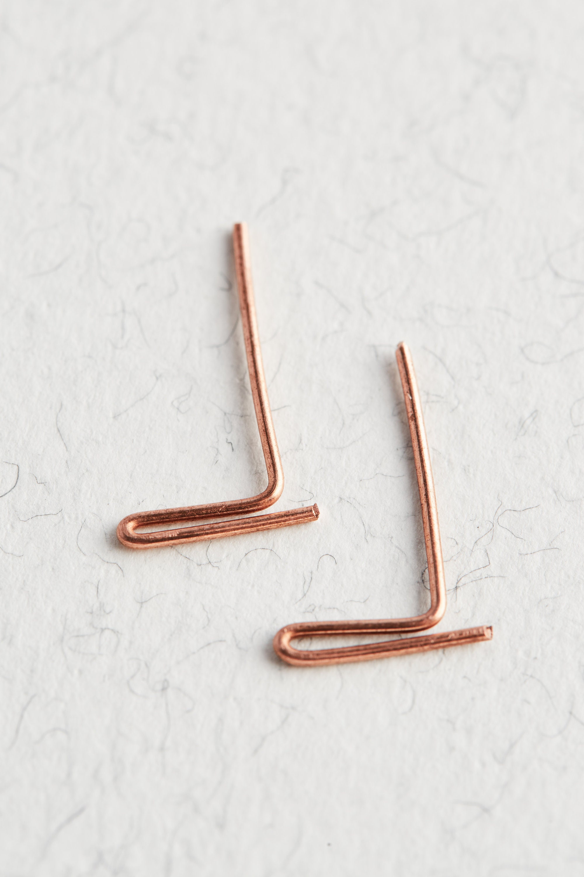 Copper Earrings Copper Bar Earrings Copper Stud Earrings Etsy UK