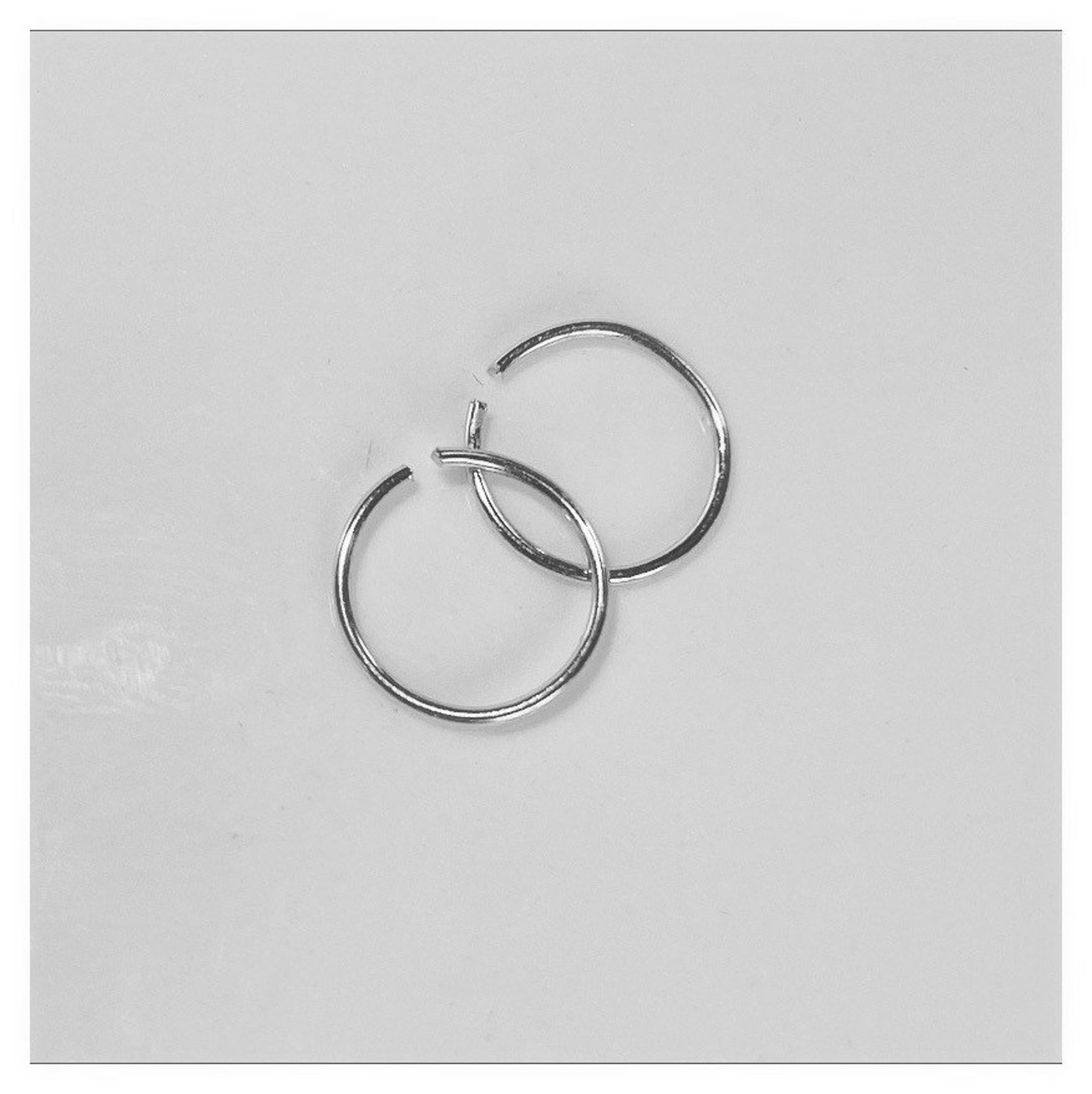 Silver Hoop Earrings Small Sterling Silver Hoops Hoop Etsy UK
